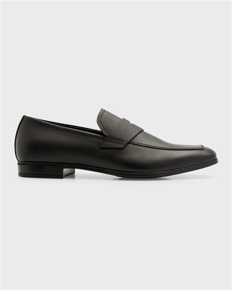 prada saffianoleather charm|prada saffiano leather penny loafer.